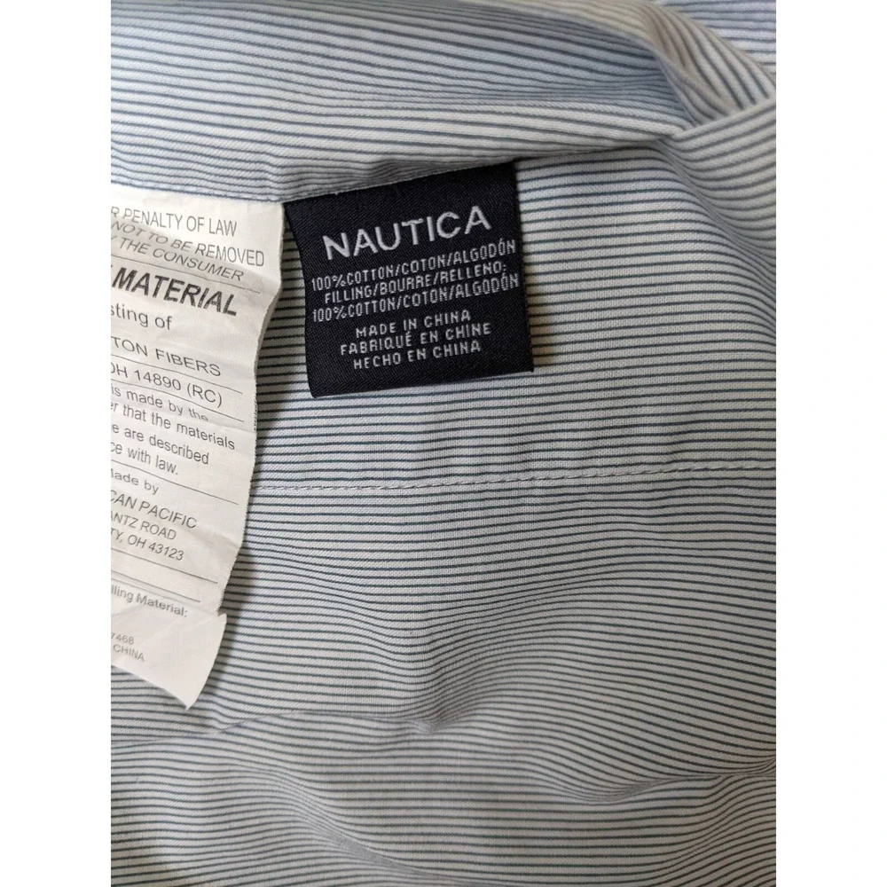 2 NAUTICA Patchwork Quilt Pillow Cover Sham 16x16